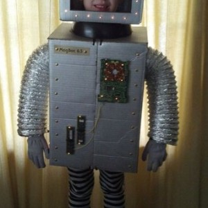 Here she is all suited up.