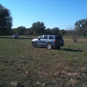 Poser pic out on my friends land
