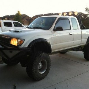 Roll bar fully installed