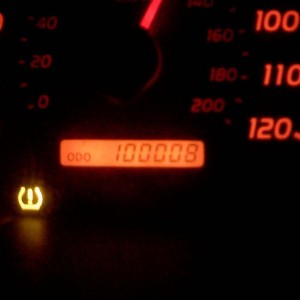 have been waiting all week to hit 100k only driving 5 miles to campus back 