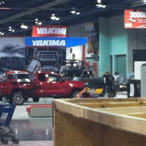Toyota booth at sema