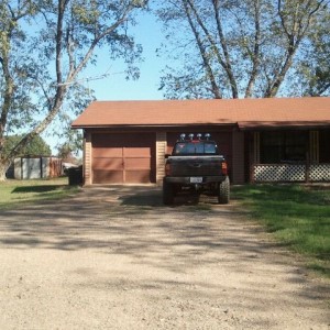 Was going to get the mail, and noticed how huge my truck looked from there!