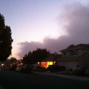 Incoming marine layer