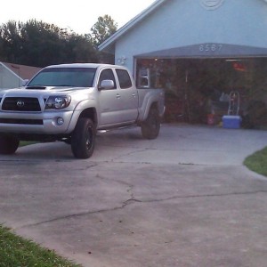 My sport with the new billys at 2.5 and smoked headlights