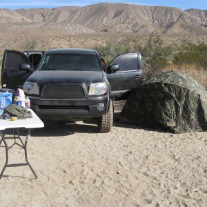 My camp set up