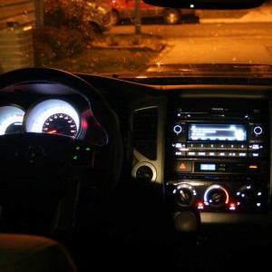 Tacoma dash at night