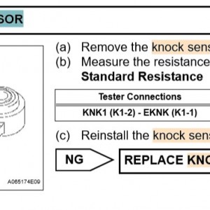 2TR Knock Sensor Test