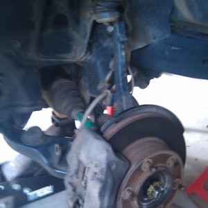 Removing cv axle
