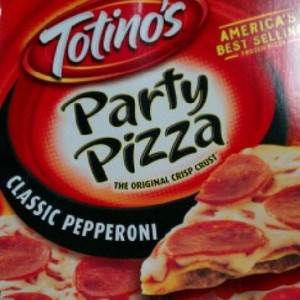 just a regular Totino's pizza