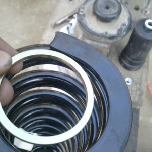 Tried above the coil, too small. Maybe wheelers sent the wrong one...