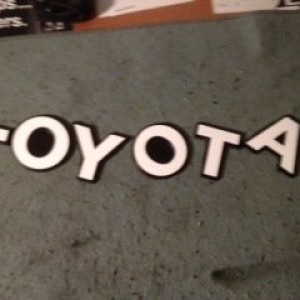 Toyota Letter for my Satoshi Grill