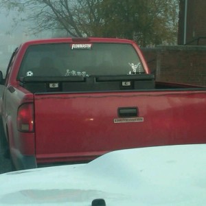 Hard to see but has "limited edition" on the tailgate of his S-10