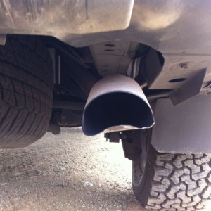 Tail pipe s not amused.