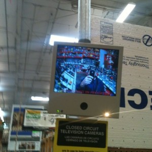Home Depot took down the cages and put up video survailance