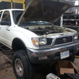 Winter tires, water pump, timing belt, and thermostat This message was sent