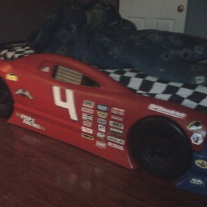 Am I the only one that really has a race car bed LOL