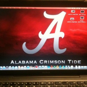 My new background Roll Tide