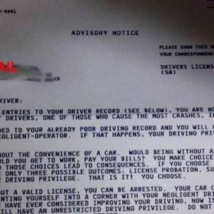 Not mine...A friend just received this letter today from the DMV. I have ne