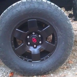Painted my fj alloys