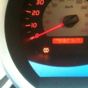 I know it's cold out but come on, the tires were low and I did put air