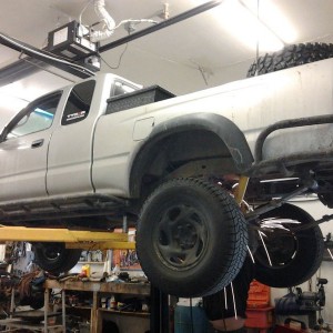 At the shop getting the magnaflow relocated
