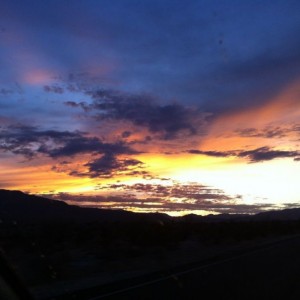 Sunset at Ocotillo Wells