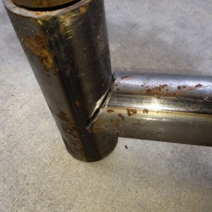 Now that's a nice chop saw notch