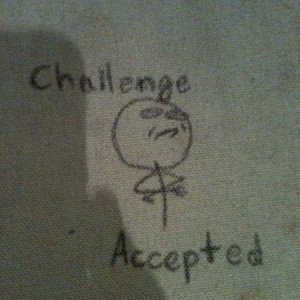 Drawn on a futon at work