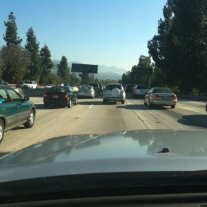 One of the many reasons I like the desert no traffic