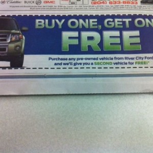Buy one get one free!