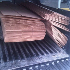 This is what $100 worth of cardboard looks like... :rolleyes: