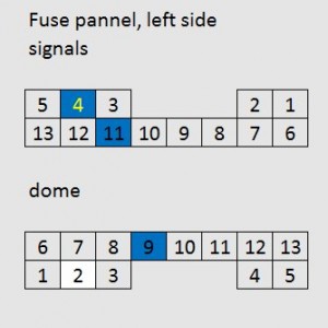 signal and dome wires
