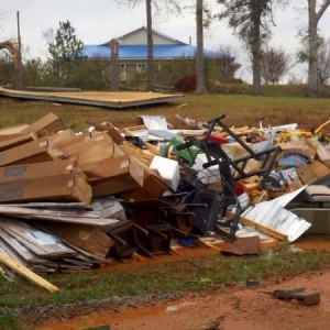 More pic from the station from yesterdays tornado
