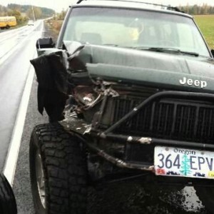 Why you don't hire idiot tractor operators... you hit other people...
