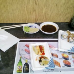 Late sushi lunch...so good