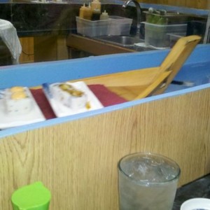 Brought to me by a boat