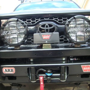 ipf lights on ARB bumper