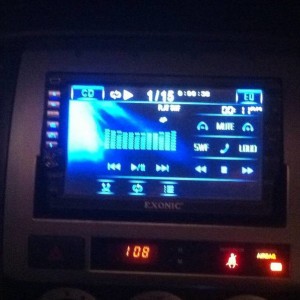 7" In-dash touch screen