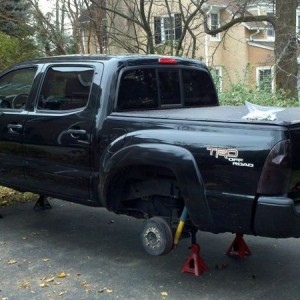 Getting the rims powdercoated :)