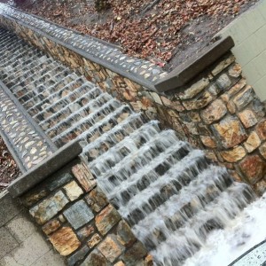 Cool little "rain waterfall/stairs" I found
