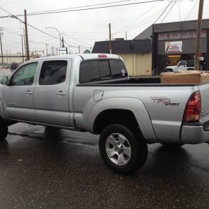 Before wheels and tires with lift