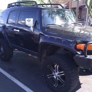 Cool FJ at whole foods.