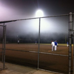 FML. Playing softball in 37* fog.