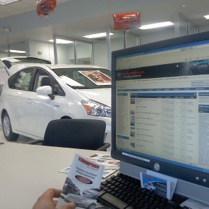 Bored at work.
