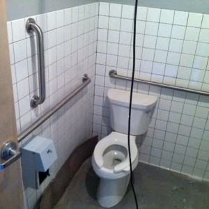 Shitter's full...of ADA compliance!