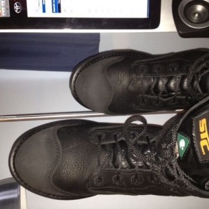 New work boots.