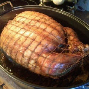 Turducken's done!