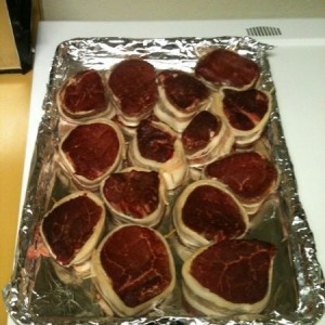 Who needs turkey when you have bacon wrapped filet's?? :thumbsup: