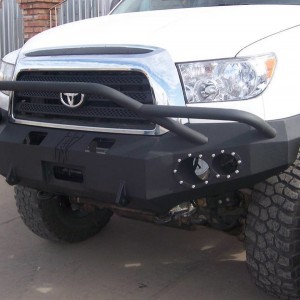 side view tundra front steel bumper