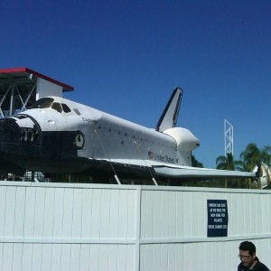Kennedy Space Center. Here for the Mars launch tomorrow